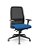 Cadeira Presidente Titan Plaxmetal Tela Preta Base Nylon Slider Assento Poliéster - Imagem 5