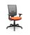 Cadeira Plaxmetal Flash Presidente Base Standard Back System Tela Cinza Assento Poliéster - Imagem 8