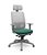 Cadeira Presidente Brizza Grafite Plaxmetal Base Nylon Cinza Tela Cinza Slider Poliéster Braços 3D - Imagem 9