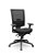 Cadeira Flash Presidente Plaxmetal Tela Preta Base Italia Slider Poliéster - Imagem 1