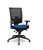 Cadeira Flash Presidente Plaxmetal Tela Preta Base Italia Slider Poliéster - Imagem 4