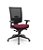 Cadeira Flash Presidente Plaxmetal Tela Preta Base Italia Slider Poliéster - Imagem 5