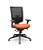 Cadeira Flash Presidente Plaxmetal Tela Preta Base Italia Slider Poliéster - Imagem 7