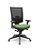 Cadeira Flash Presidente Plaxmetal Tela Preta Base Italia Slider Poliéster - Imagem 9