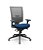 Cadeira Flash Presidente Plaxmetal Tela Cinza Base Italia Slider Poliéster - Imagem 1
