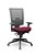 Cadeira Flash Presidente Plaxmetal Tela Cinza Base Italia Slider Poliéster - Imagem 5