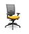 Cadeira Flash Presidente Plaxmetal Tela Cinza Base Italia Slider Poliéster - Imagem 11