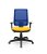 Cadeira Brizza Presidente Plaxmetal Tela Azul Base Standard Back System Assento Crepe Poliéster - Imagem 11