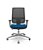 Cadeira Brizza Presidente Tela Preta Base Aluminio Back System Assento Crepe Poliéster - Imagem 4