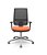 Cadeira Brizza Presidente Tela Preta Base Aluminio Back System Assento Crepe Poliéster - Imagem 7