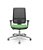 Cadeira Brizza Presidente Tela Preta Base Aluminio Back System Assento Crepe Poliéster - Imagem 9