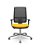 Cadeira Brizza Presidente Tela Preta Base Aluminio Back System Assento Crepe Poliéster - Imagem 11