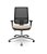 Cadeira Brizza Presidente Tela Preta Base Aluminio Back System Assento Crepe Poliéster - Imagem 12
