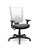 Cadeira Plaxmetal Flash Presidente Base Standard Back System Tela Branca Assento Vinil - Imagem 4