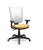 Cadeira Plaxmetal Flash Presidente Base Standard Back System Tela Branca Assento Vinil - Imagem 13