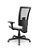 Cadeira Plaxmetal Flash Presidente Base Standard Back System Tela Branca Assento Vinil - Imagem 3