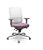 Cadeira Plaxmetal Brizza Presidente Grafite Tela Branca Base Aluminio Slider Braços 3D Assento Vinil - Imagem 14