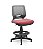 Cadeira Caixa Alta Beezi Plaxmetal Base Nylon Com Sapatas Encosto Cinza Assento Vinil - Imagem 8