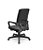 Cadeira Presidente Adrix Plaxmetal Encosto Tela Base Standard Relax Assento Poliéster - Imagem 3