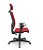 Cadeira Presidente Brizza Plaxmetal Tela Vermelha Base Standard Back System Assento Poliéster - Imagem 2