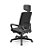 Cadeira Presidente Adrix Com Apoio de Cabeça Plaxmetal Encosto Tela Base Standard Relax Assento Poliéster - Imagem 3