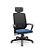 Cadeira Presidente Adrix Com Apoio de Cabeça Plaxmetal Encosto Tela Base Standard Relax Assento Poliéster - Imagem 4
