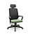 Cadeira Presidente Adrix Com Apoio de Cabeça Plaxmetal Encosto Tela Base Standard Relax Assento Poliéster - Imagem 9