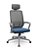 Cadeira Presidente Plaxmetal Adrix Grafite Tela Cinza Base Nylon Mecanismo Relax Assento Poliéster - Imagem 4