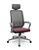 Cadeira Presidente Plaxmetal Adrix Grafite Tela Cinza Base Nylon Mecanismo Relax Assento Poliéster - Imagem 5