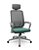 Cadeira Presidente Plaxmetal Adrix Grafite Tela Cinza Base Nylon Mecanismo Relax Assento Poliéster - Imagem 9