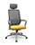 Cadeira Presidente Plaxmetal Adrix Grafite Tela Cinza Base Nylon Mecanismo Relax Assento Poliéster - Imagem 11