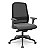 Cadeira Presidente Titan Plaxmetal Tela Preta Base Nylon Slider Assento Vinil - Imagem 1