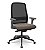 Cadeira Presidente Titan Plaxmetal Tela Preta Base Nylon Slider Assento Vinil - Imagem 4