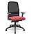 Cadeira Presidente Titan Plaxmetal Tela Preta Base Nylon Slider Assento Vinil - Imagem 8