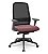 Cadeira Presidente Titan Plaxmetal Tela Preta Base Nylon Slider Assento Vinil - Imagem 9