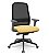 Cadeira Presidente Titan Plaxmetal Tela Preta Base Nylon Slider Assento Vinil - Imagem 12