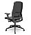 Cadeira Presidente Titan Plaxmetal Tela Preta Base Nylon Slider Assento Vinil - Imagem 3