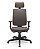 Cadeira Brizza Soft Presidente Base Standard Mecanismo Slider Revestimento Vinil Braços 3D - Imagem 4