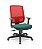 Cadeira Brizza Presidente Plaxmetal Tela Vermelha Base Standard Relax Assento Crepe Poliéster - Imagem 5