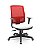 Cadeira Brizza Presidente Plaxmetal Tela Vermelha Base Standard Relax Assento Crepe Poliéster - Imagem 13