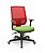 Cadeira Brizza Presidente Plaxmetal Tela Vermelha Base Standard Relax Assento Crepe Poliéster - Imagem 11