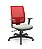 Cadeira Brizza Presidente Plaxmetal Tela Vermelha Base Standard Relax Assento Crepe Poliéster - Imagem 12