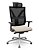 Cadeira Presidente Darix X+ Tela Plaxmetal Base Aluminio Autocompensador Assento Vinil - Imagem 5