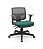 Cadeira Brizza Executiva Tela Cinza Base Standard Back System Assento Poliéster - Imagem 8