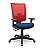 Cadeira Plaxmetal Flash Presidente Base Standard Back System Tela Vermelha Assento Poliéster - Imagem 4