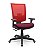 Cadeira Plaxmetal Flash Presidente Base Standard Back System Tela Vermelha Assento Poliéster - Imagem 5