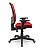 Cadeira Plaxmetal Flash Presidente Base Standard Back System Tela Vermelha Assento Poliéster - Imagem 2