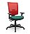 Cadeira Plaxmetal Flash Presidente Base Standard Back System Tela Vermelha Assento Poliéster - Imagem 7