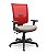 Cadeira Plaxmetal Flash Presidente Base Standard Back System Tela Vermelha Assento Poliéster - Imagem 11