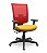 Cadeira Plaxmetal Flash Presidente Base Standard Back System Tela Vermelha Assento Poliéster - Imagem 12